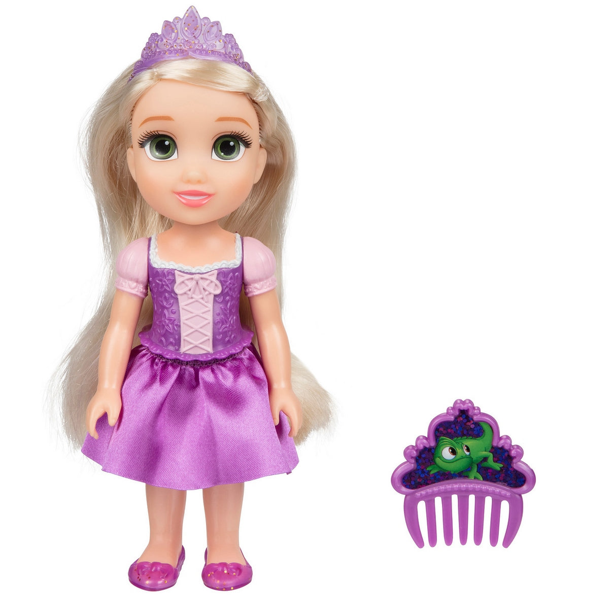 Muñeca 15 Cm Con Peine Princesas De Disney - Rapunzel
